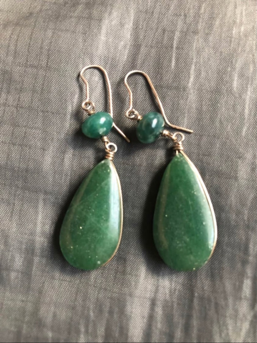 aventurine earrings